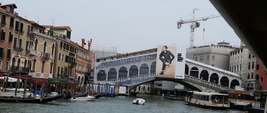 The Rialto Bridge - under restoration